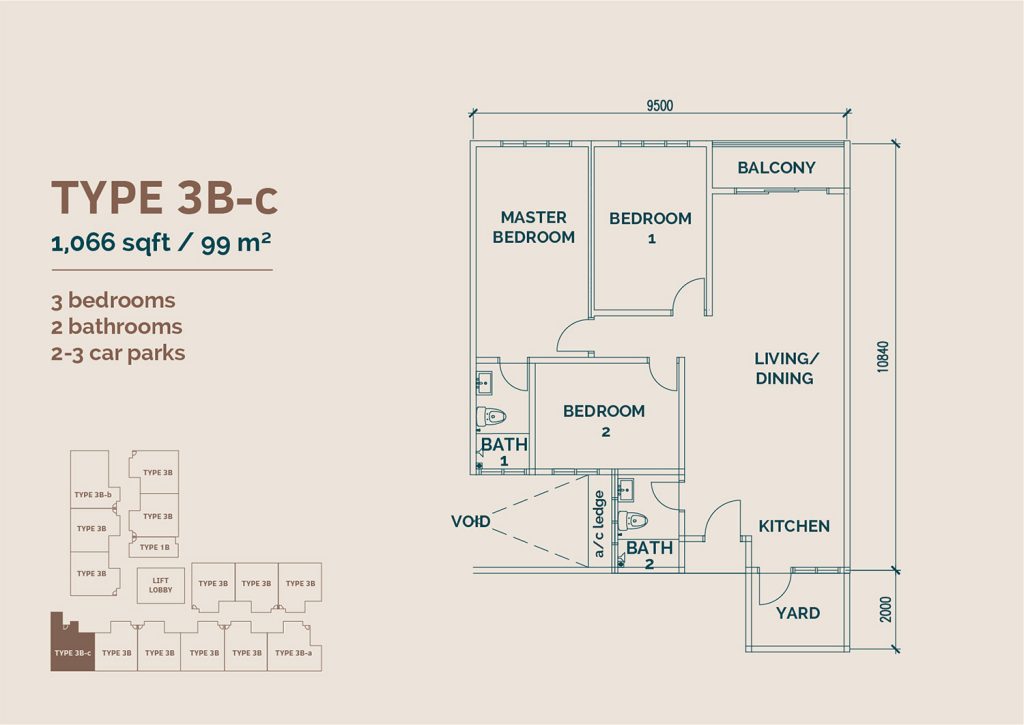 NOA Residence floor plan